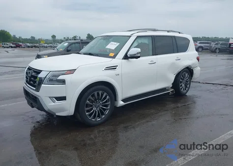 2022 Nissan Armada Platinum z USA, uszkodzony, nr VIN JN8AY2DBXN9811591